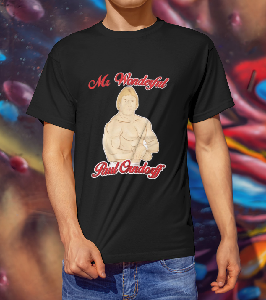 Mr Wonderful Paul Orndorff Vintage Wrestling Legend T-Shirt
