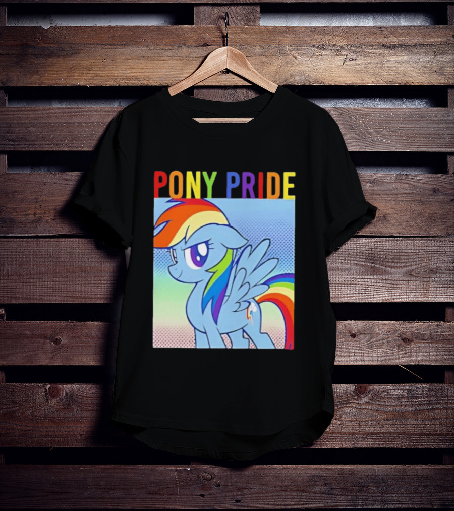 Rainbow Dash Pony Pride My Little Pony Rainbow T-Shirt