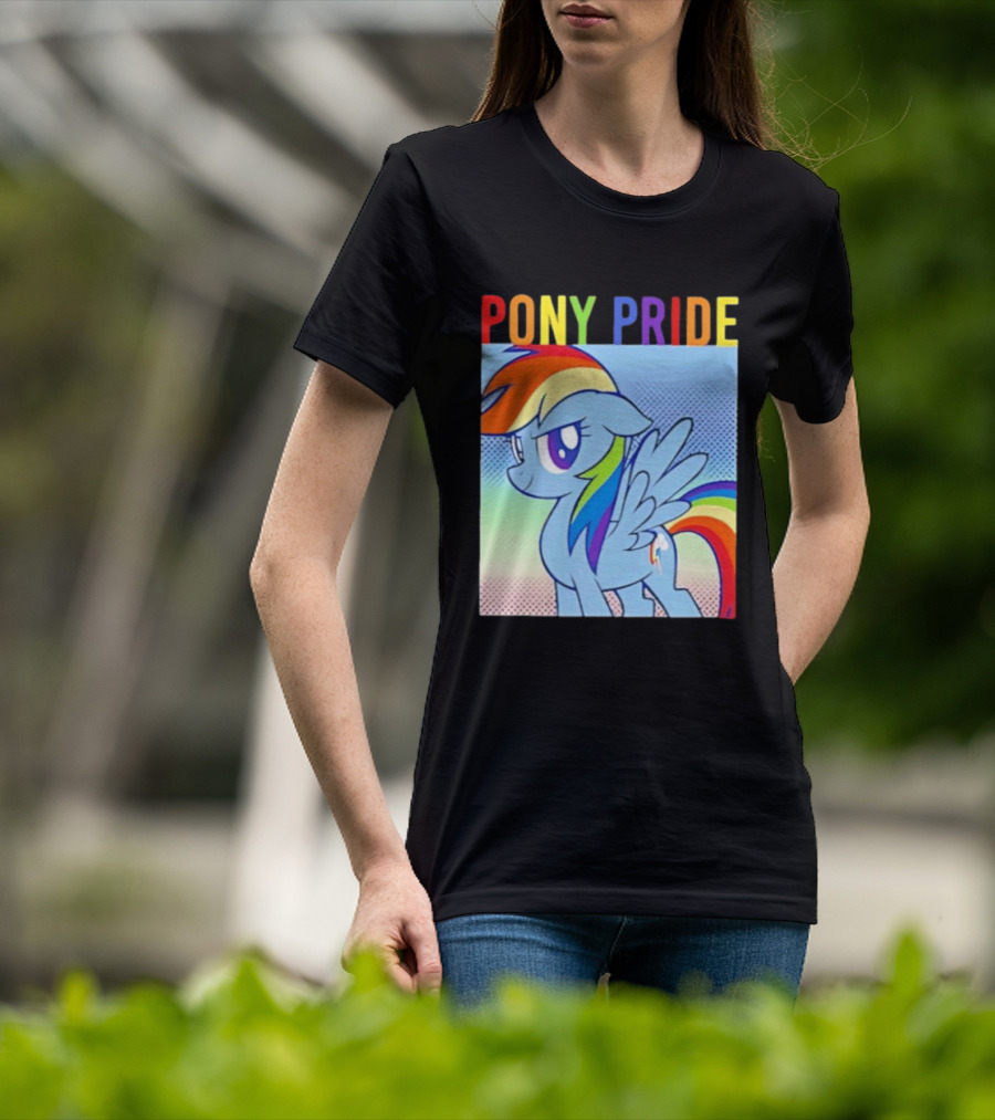 Rainbow Dash Pony Pride My Little Pony Rainbow T-Shirt
