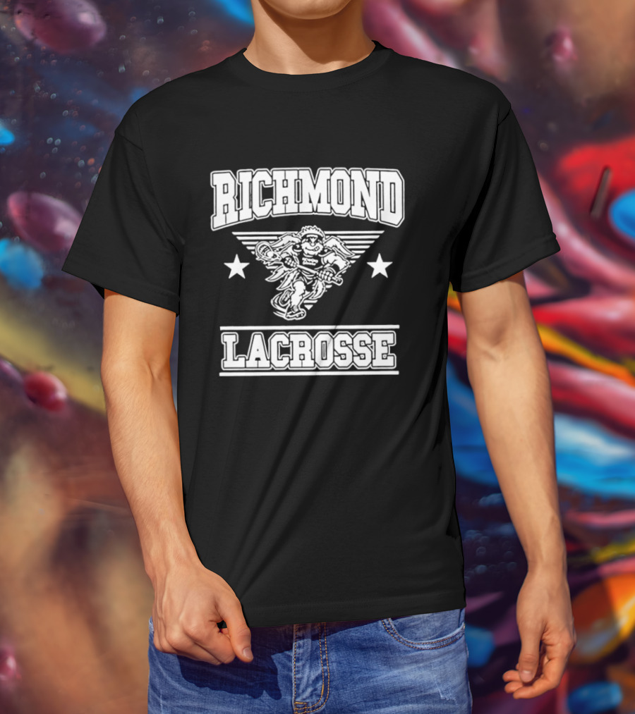 Richmond Lacrosse Vintage Motocross Star Racer T-Shirt