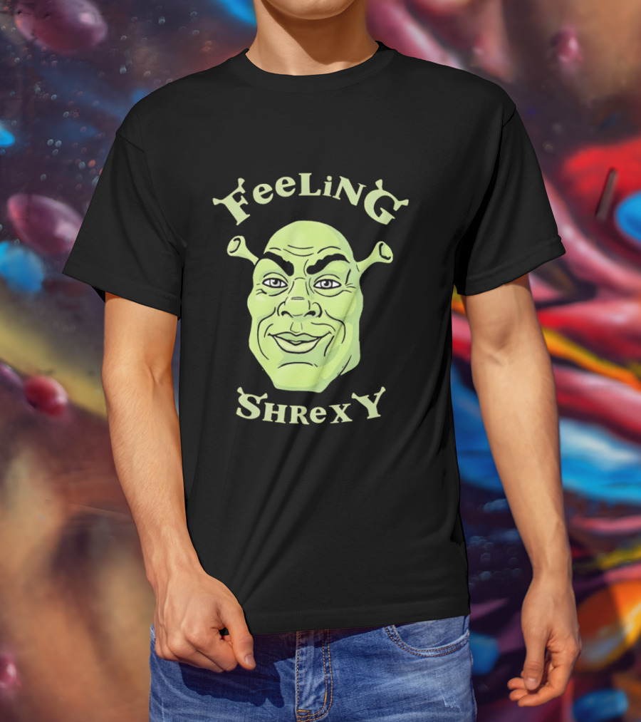 Feeling Shrexy Shrek Face T-Shirt