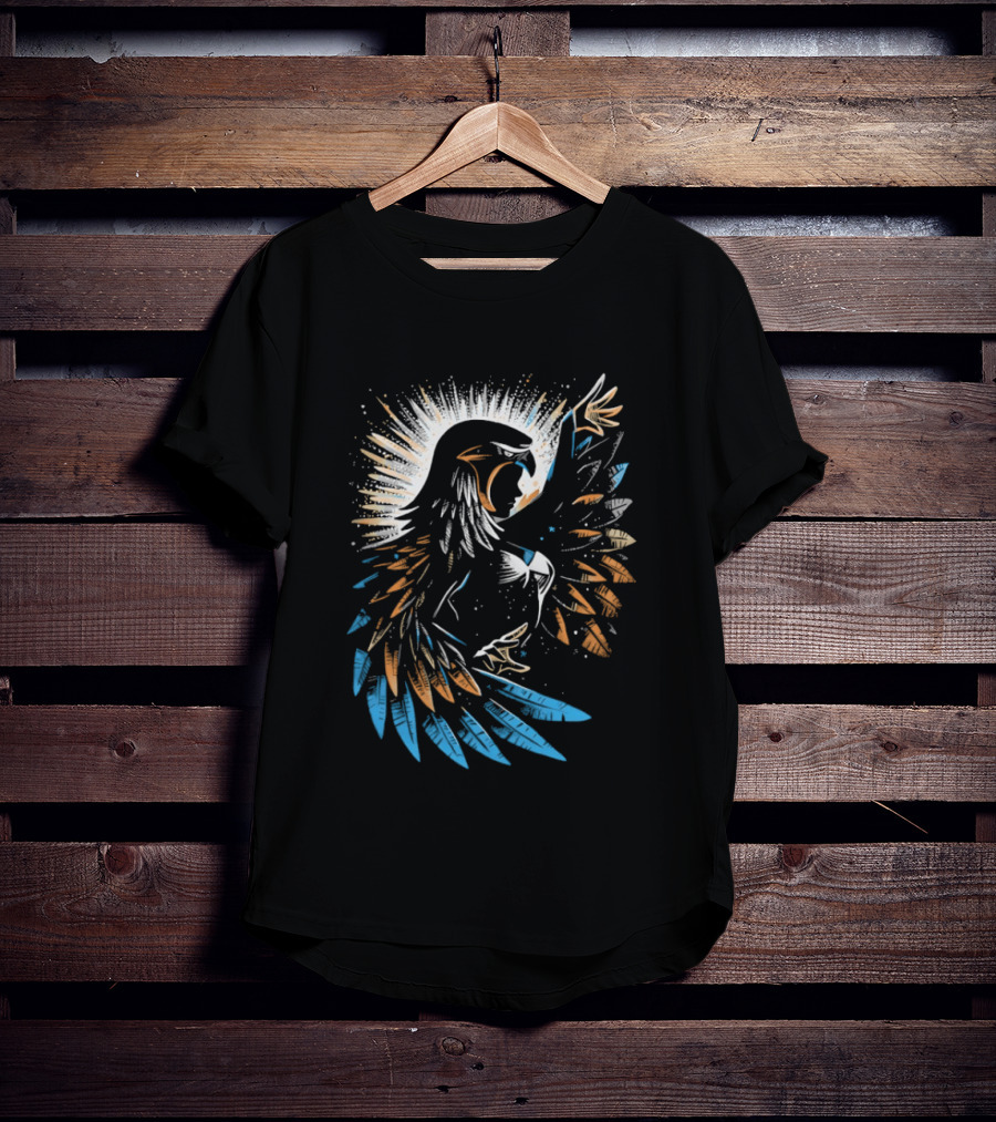 Sorceress Of Castle Grayskull The Falcon Sorceress Bold Colorful Bird T-Shirt