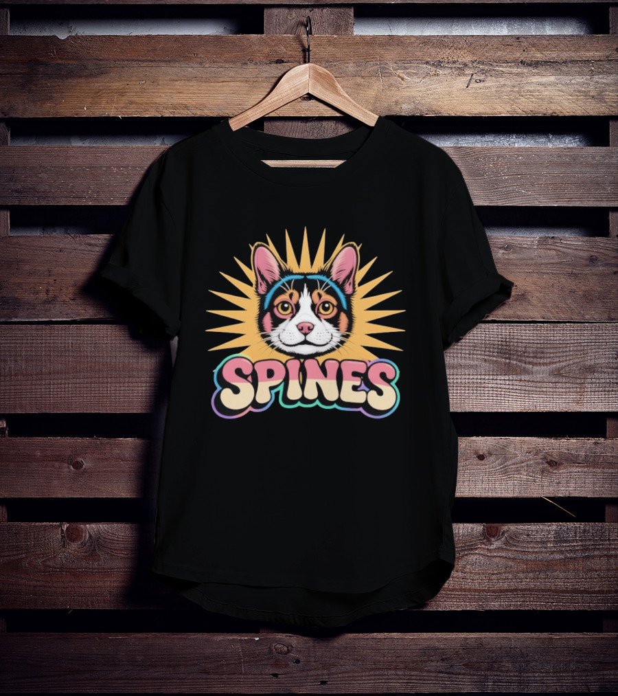 Spines Cat Radiant Sunburst T-Shirt
