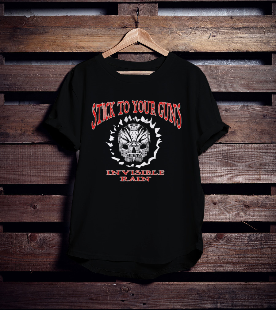 Stick To Your Guns Skull Invisible Rain T-Shirt