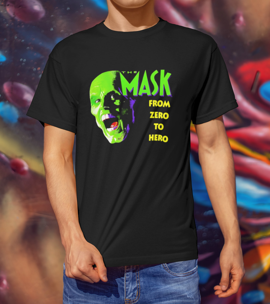 The Mask Movie From Zero To Hero Face T-Shirt