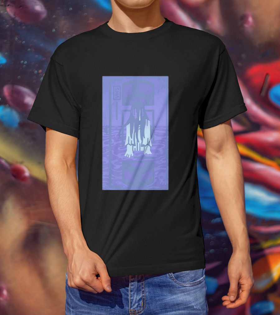 The Ring Samara CURSE VHS Tape Horror Aesthetic T-Shirt