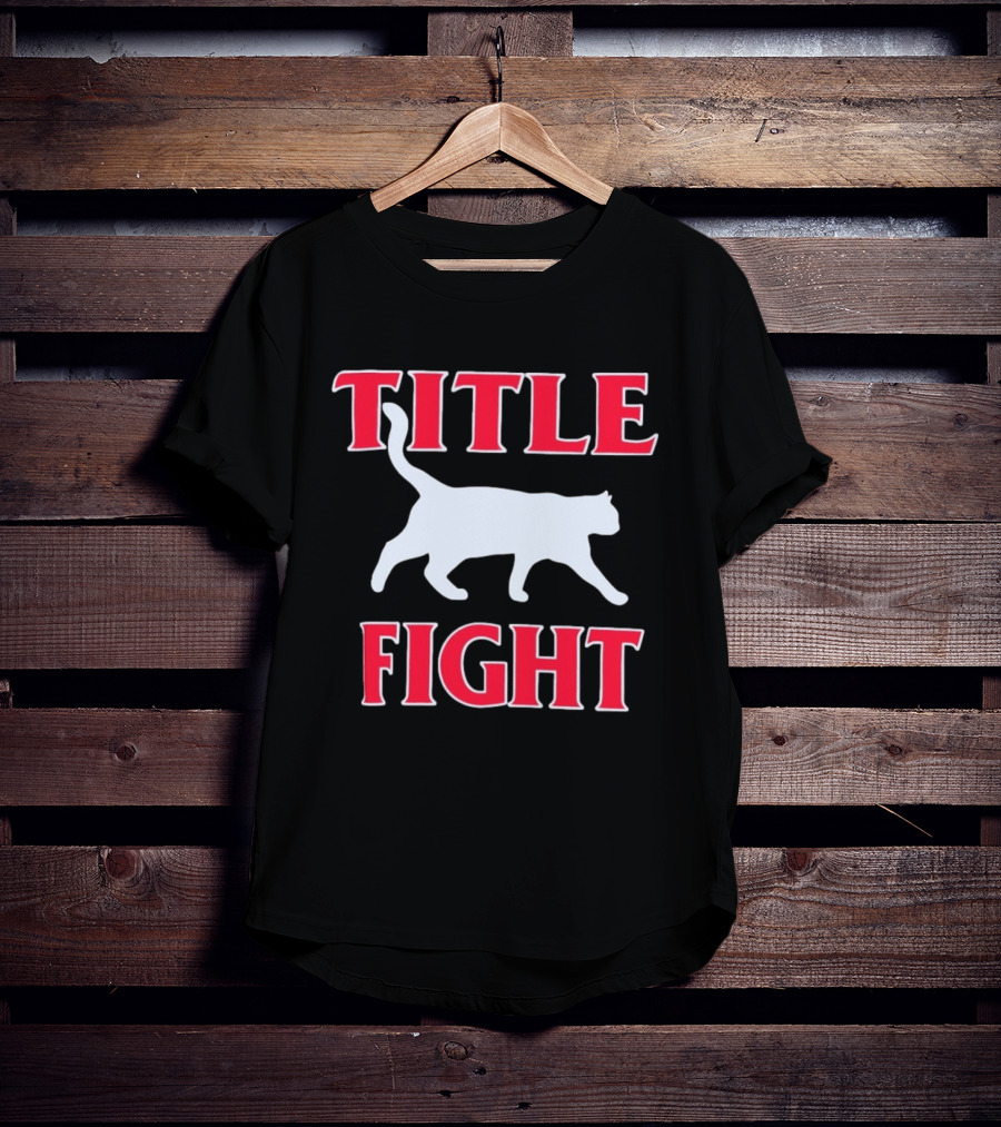 Title Fight Cat Silhouette Stray Rats Fanmade T-Shirt
