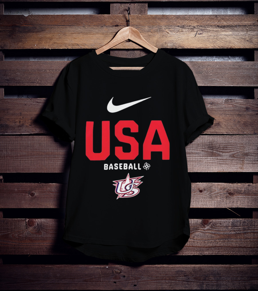 USA Baseball Nike Logo Team USA Sports Fan T-Shirt