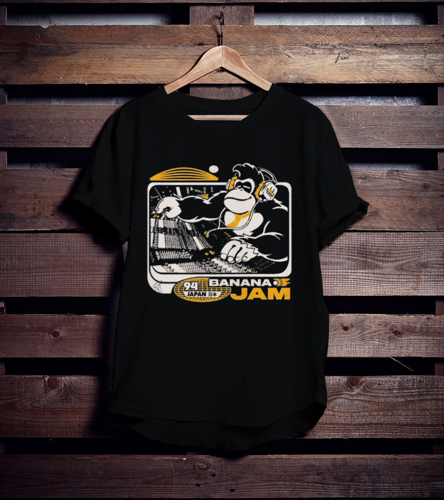 Wario64 Donkey Kong Banana Jam Music Mix T-Shirt