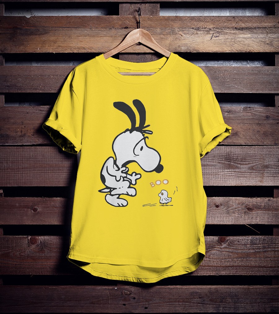 Just A Woman Who Loves Snoopy Boo Halloween T-Shirt