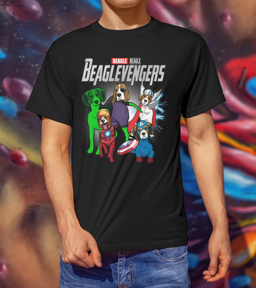 Beagle Beaglevengers Marvel Dog Heroes T-Shirt