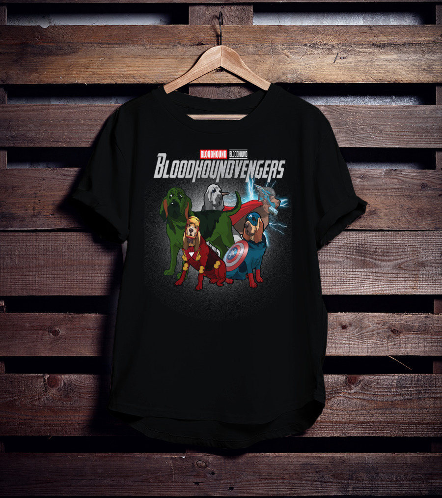 Bloodhound Bloodhoundvengers Superhero Dogs T-Shirt