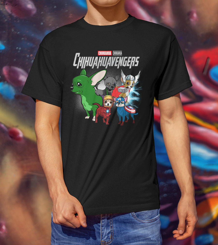 Chihuahua Chihuahuavengers Avengers Hero Dogs T-Shirt