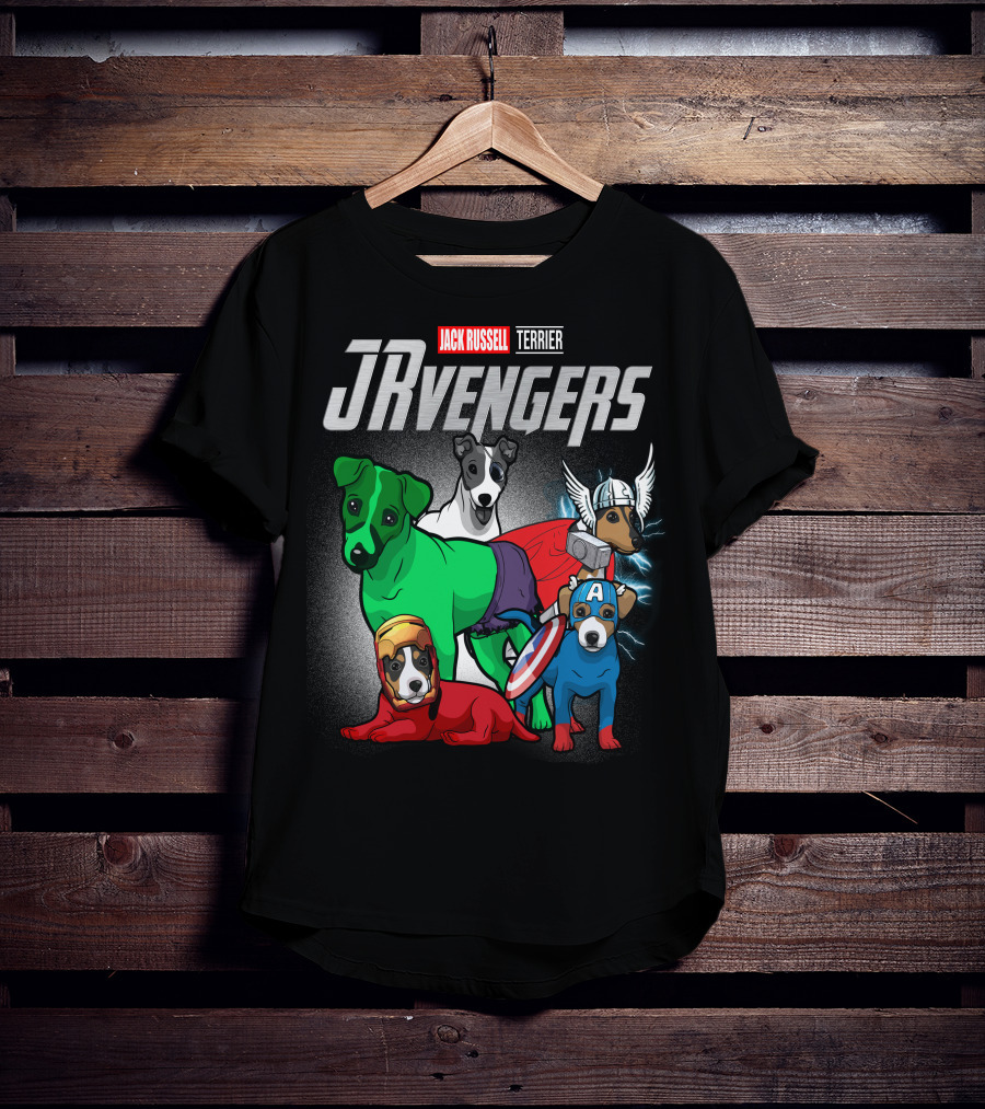 Jack Russell Terrier JRvengers Avengers Dog Costumes T-Shirt