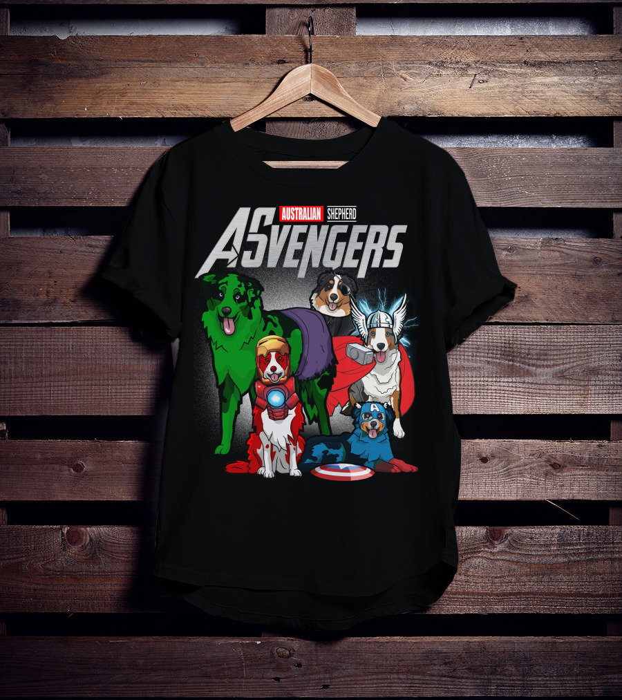 Australian Shepherd ASvengers T-Shirt