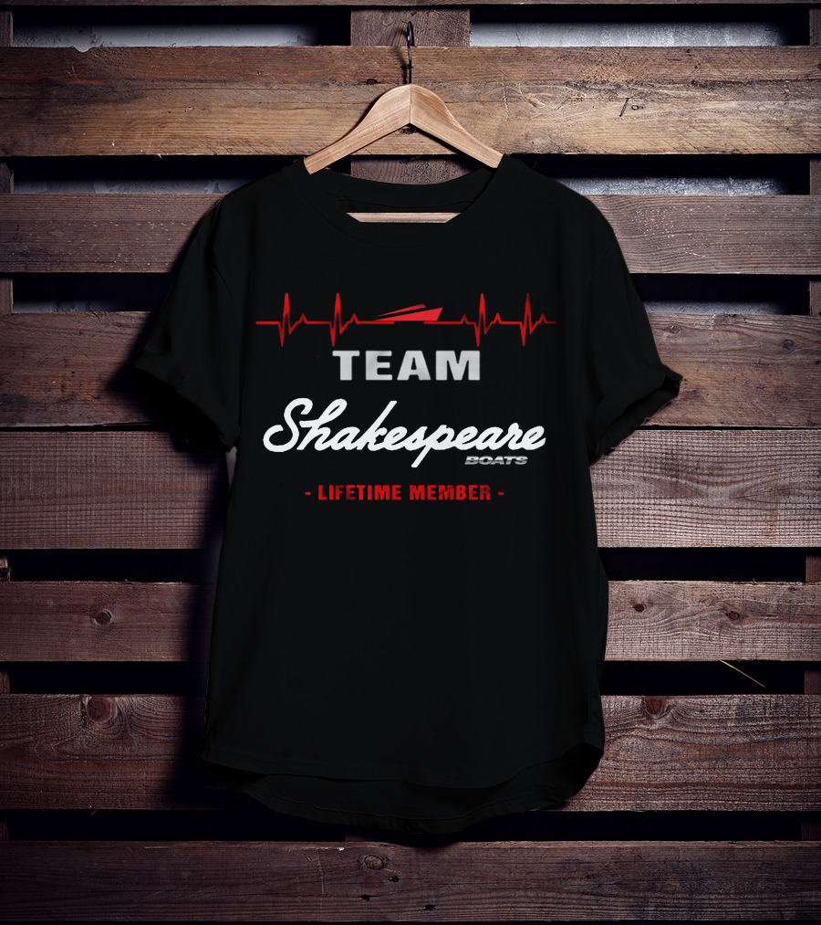 TEAM Shakespeare Boats Lifetime Member T-Shirt
