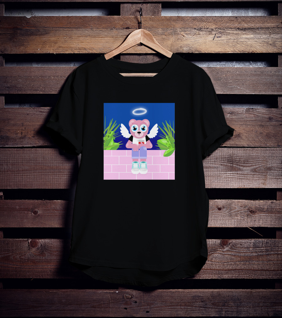 Angels Break Halo Bear With Wings 349536 T-Shirt