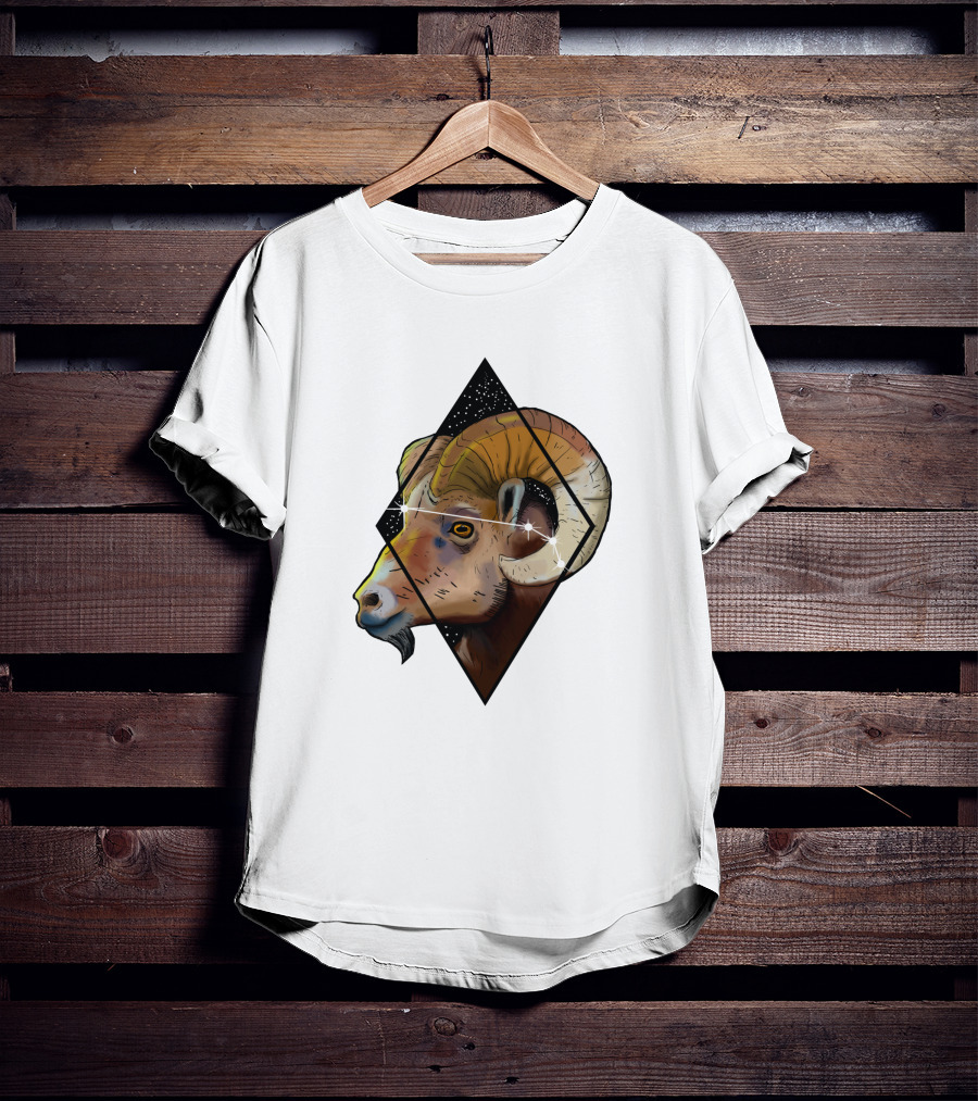 Aries Ram Starry Diamond 1041397 T-Shirt