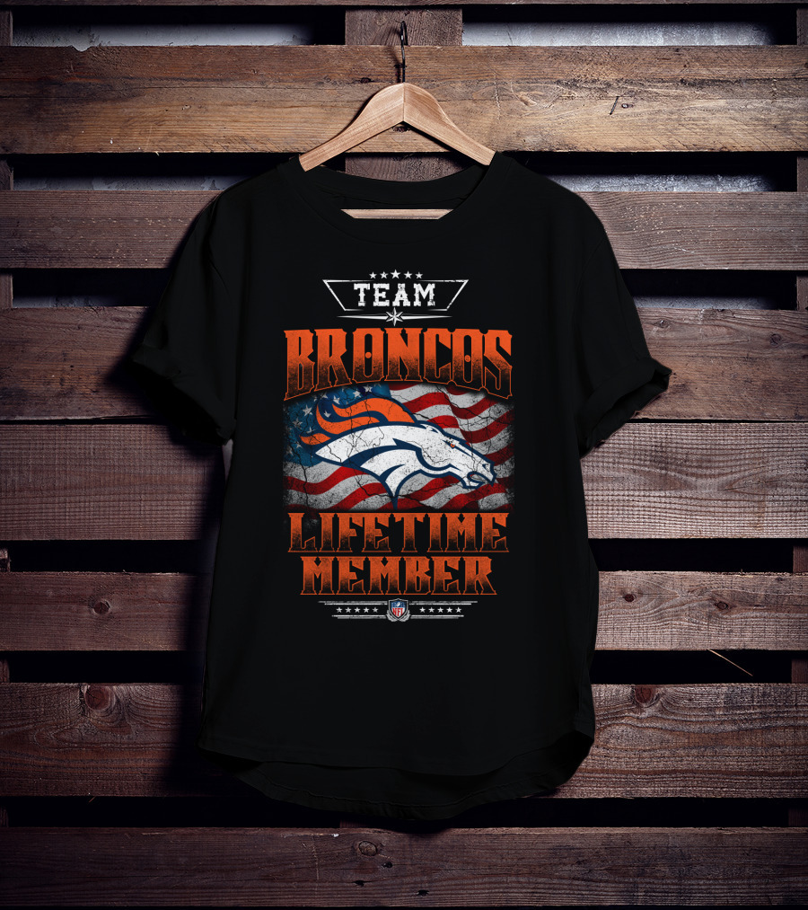 Team Broncos Lifetime Member Nfl T-Shirt