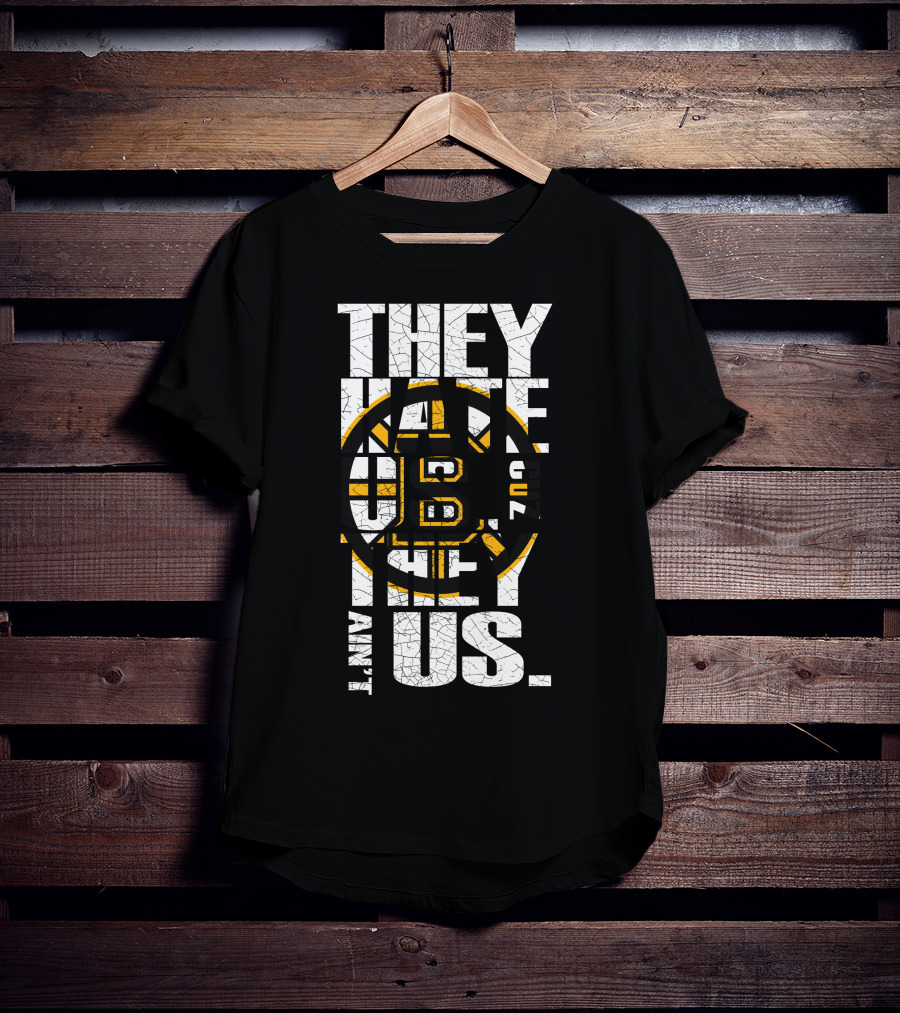 They Hate Us Boston Bruins They Ain't Us T-Shirt