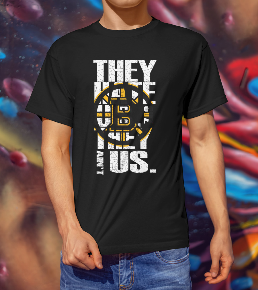 They Hate Us Boston Bruins They Ain't Us T-Shirt