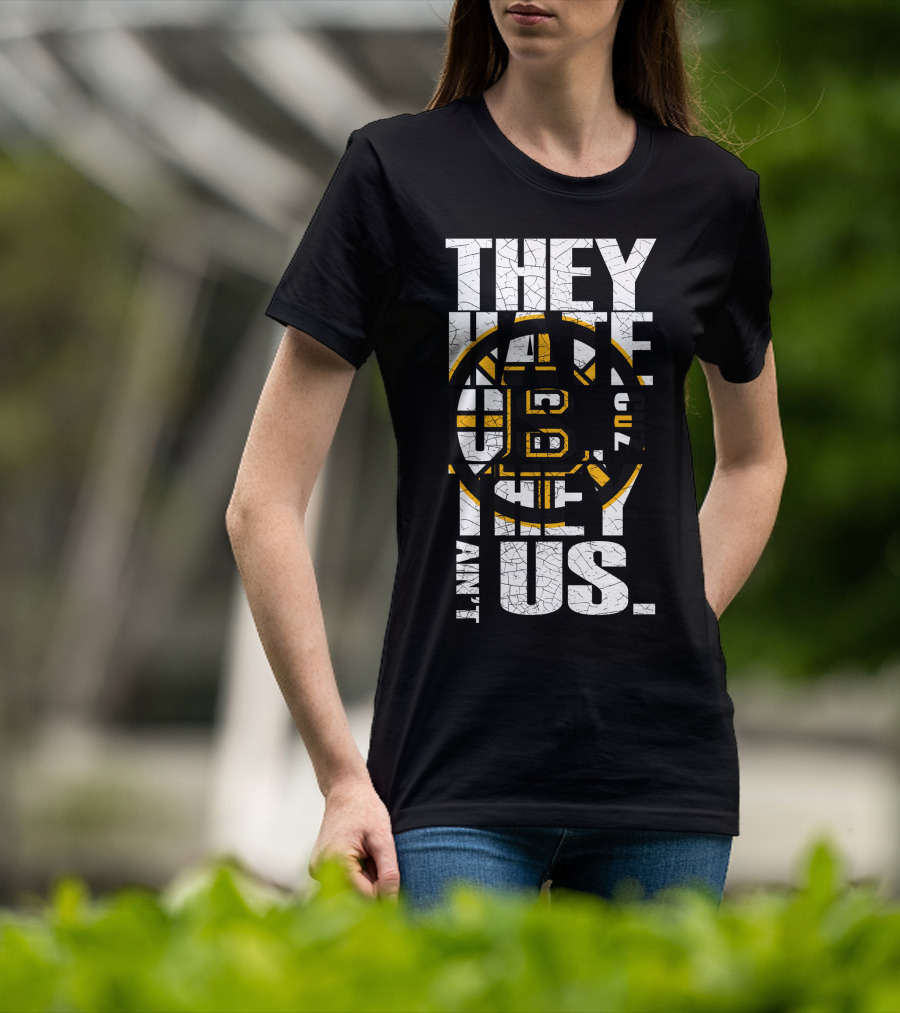 They Hate Us Boston Bruins They Ain't Us T-Shirt