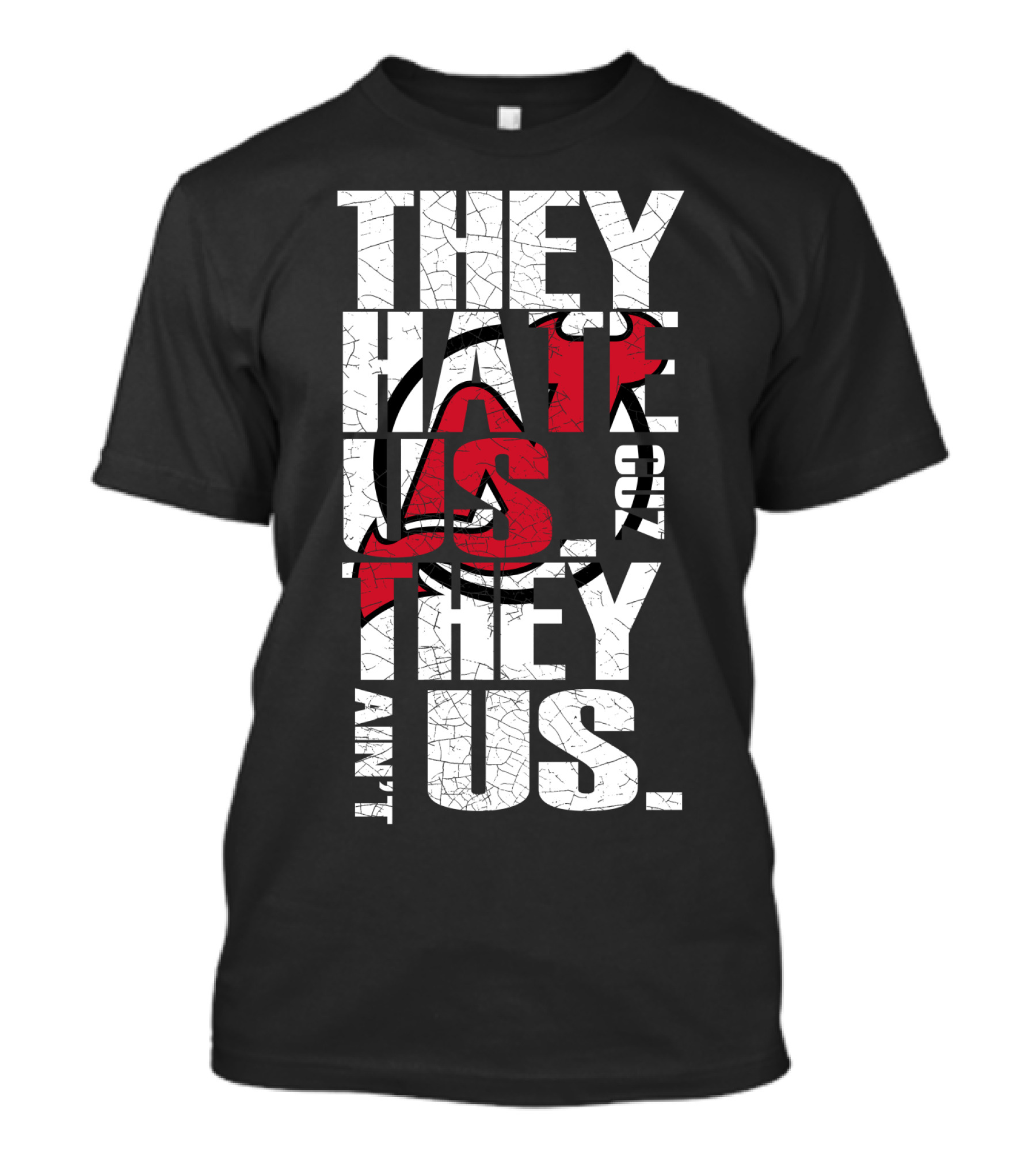 They Hate Us They Aint Us New Jersey Devils T-Shirt