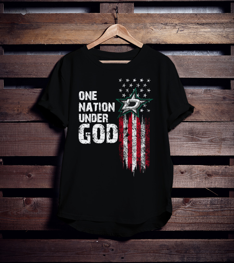 One Nation Under God Dallas Stars T-Shirt