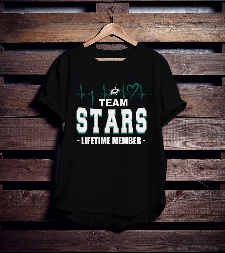 Team Stars Lifetime Member Dallas Stars T-Shirt