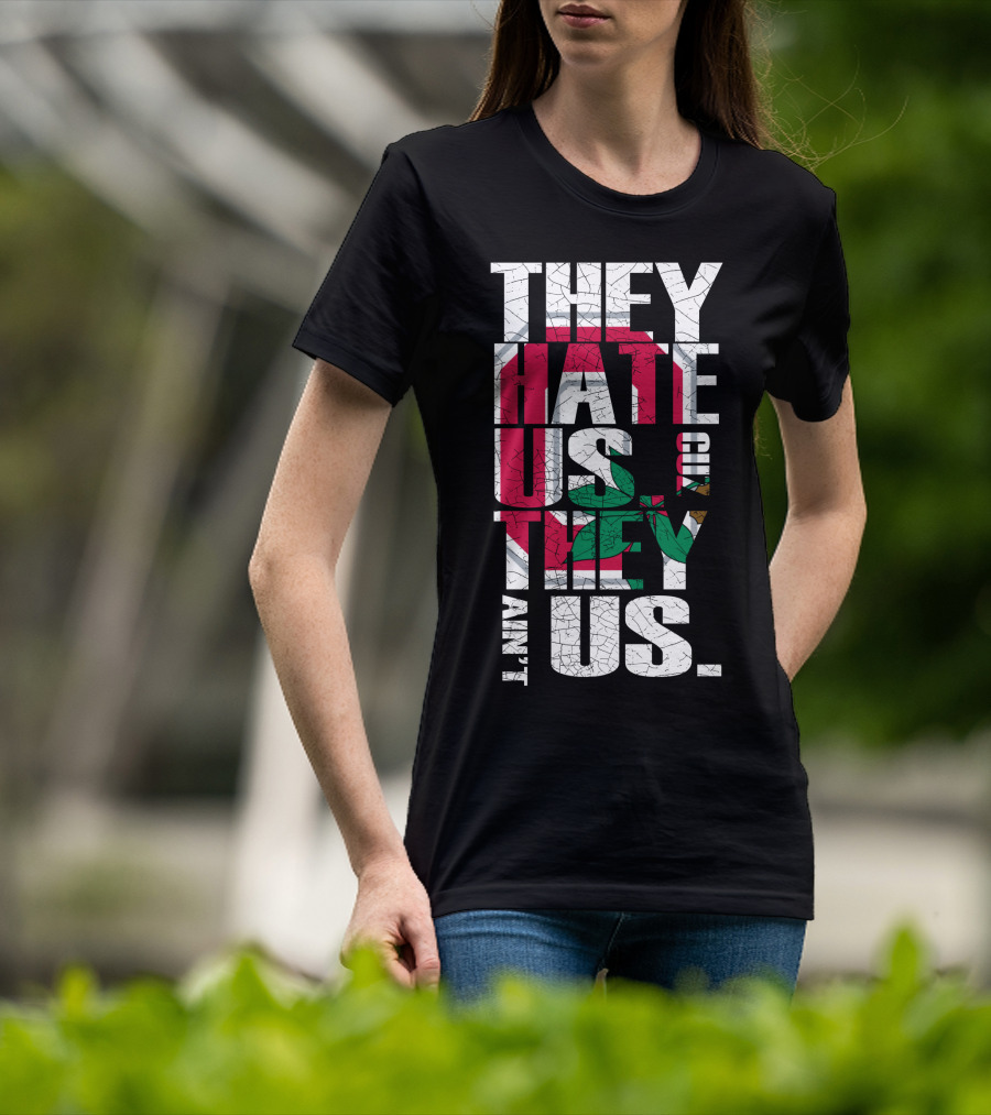 They Hate Us Cuz They Ain't Us Ohio State Buckeyes T-Shirt