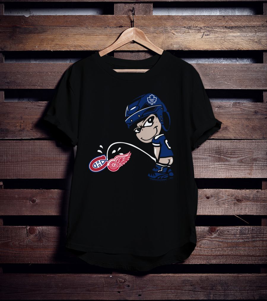 Toronto Maple Leafs Rivalry Detroit Red Wings Hockey T-Shirt