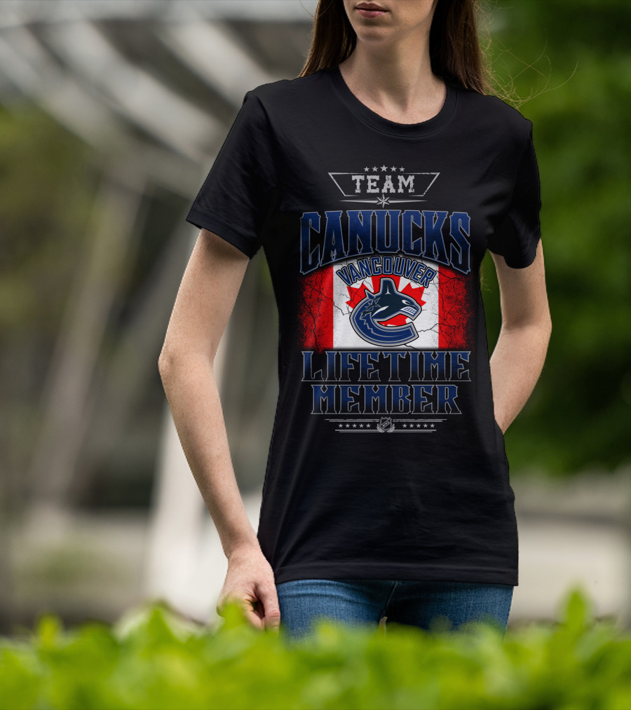 Team Canucks Vancouver Lifetime Member T-Shirt