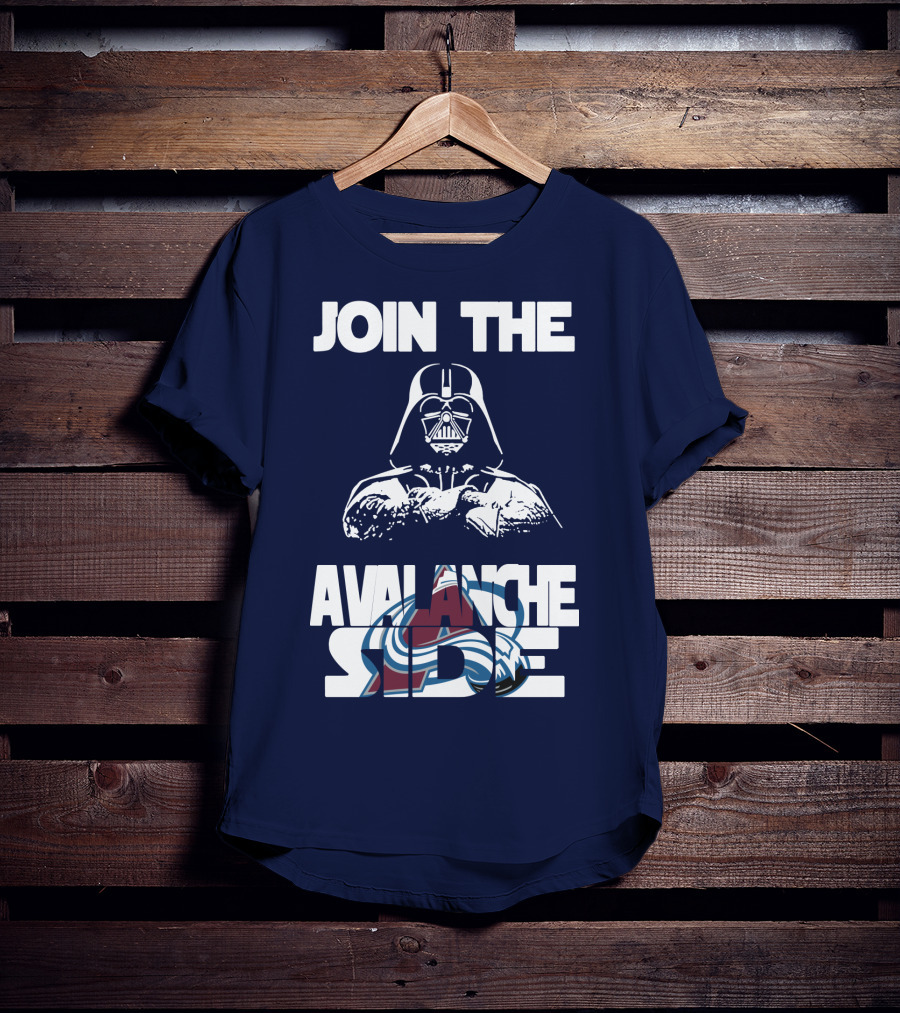 Join The Avalanche Side Star Wars Colorado Avalanche T-Shirt