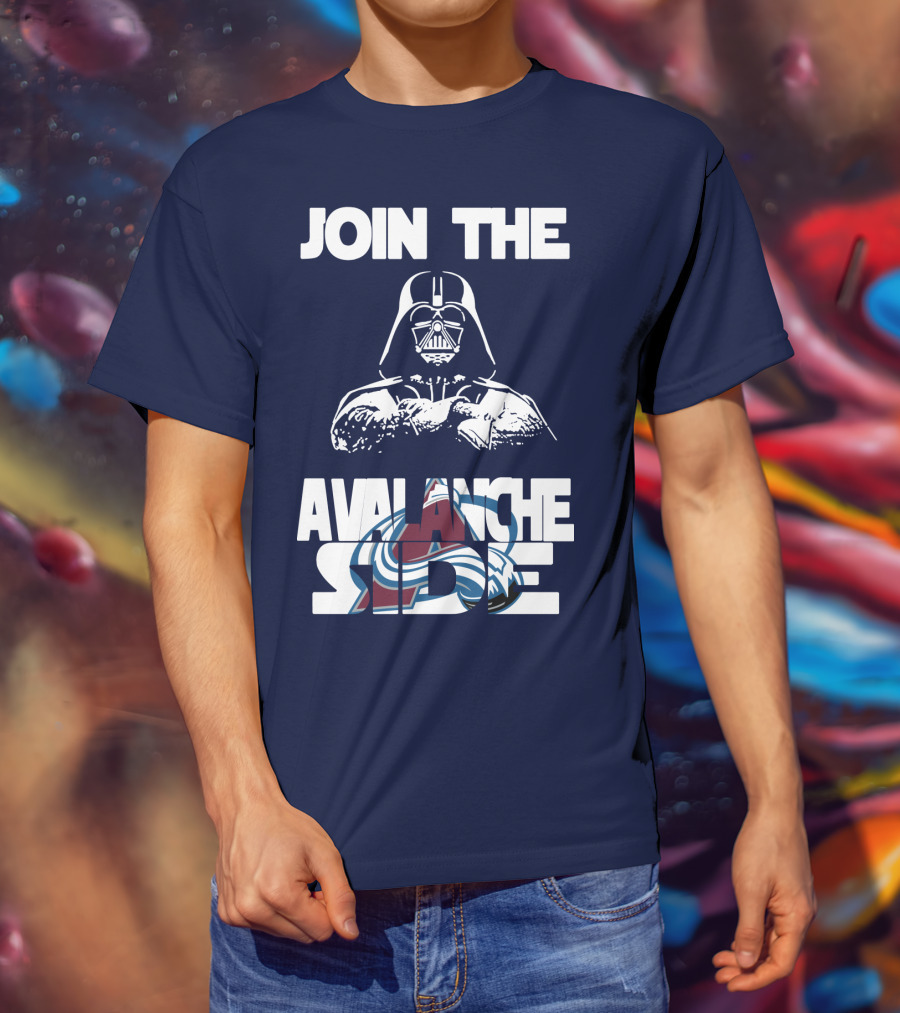 Join The Avalanche Side Star Wars Colorado Avalanche T-Shirt