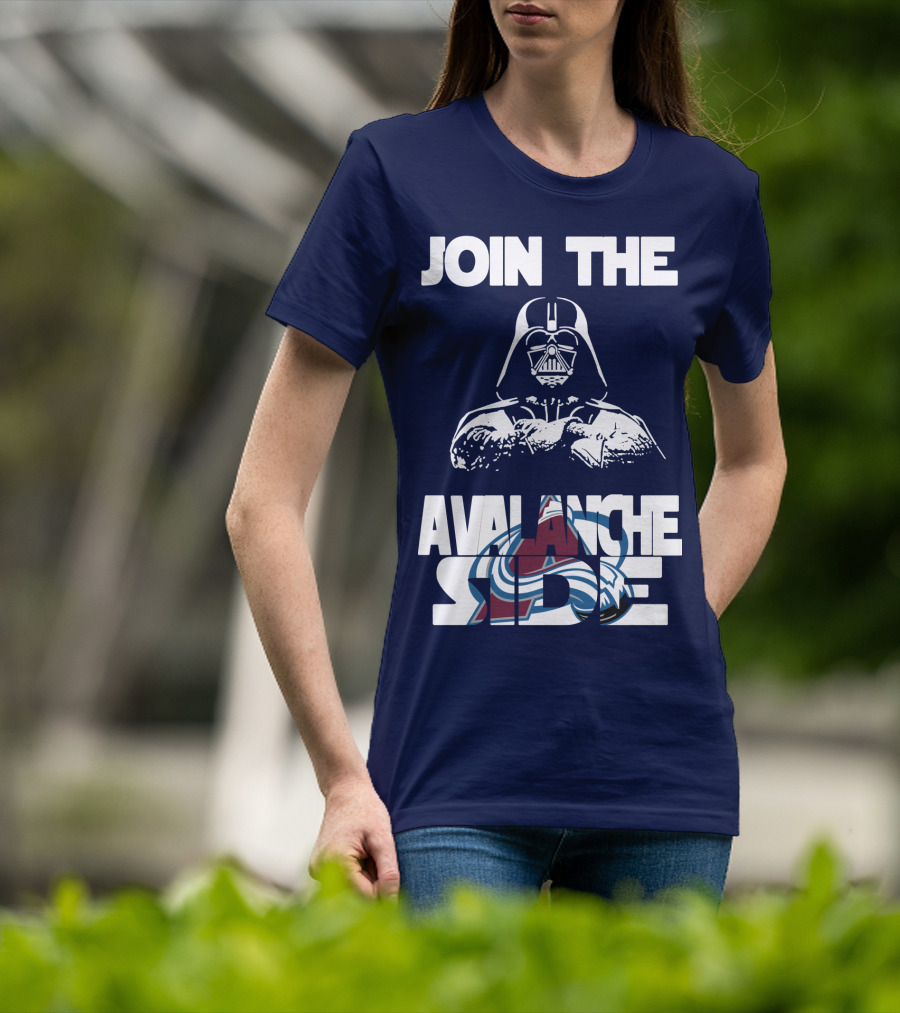 Join The Avalanche Side Star Wars Colorado Avalanche T-Shirt