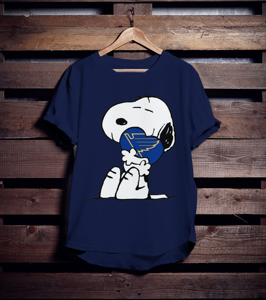 Snoopy Hugging St. Louis Blues T-Shirt