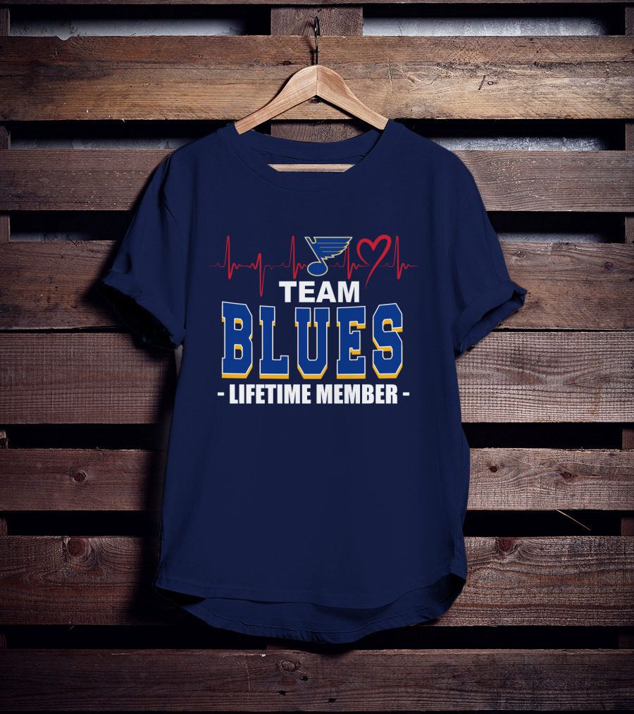 Team Blues Lifetime Member St. Louis Blues T-Shirt