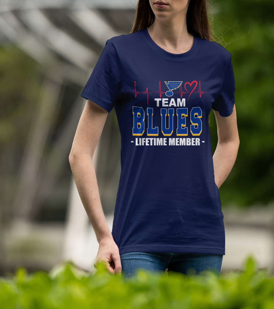 Team Blues Lifetime Member St. Louis Blues T-Shirt