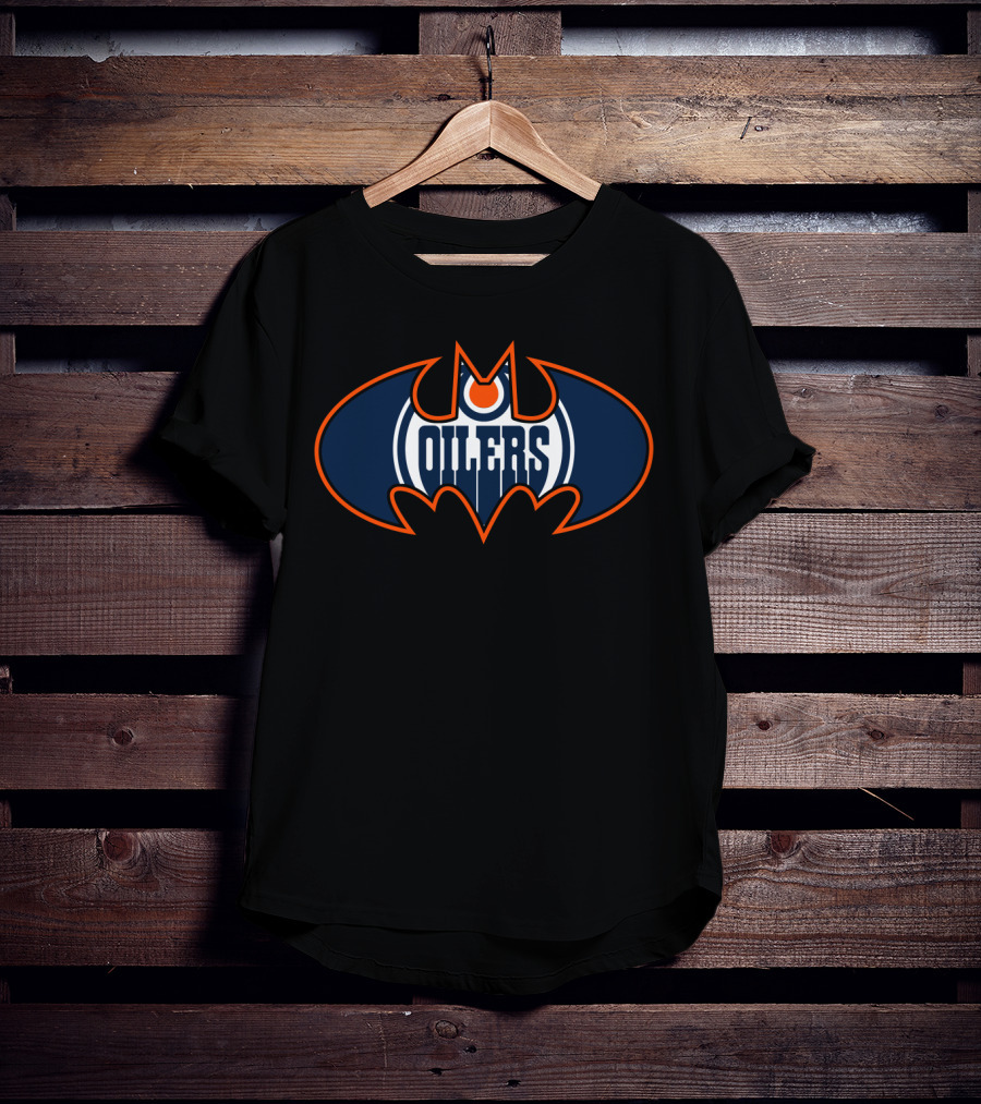 Edmonton Oilers Batman T-Shirt