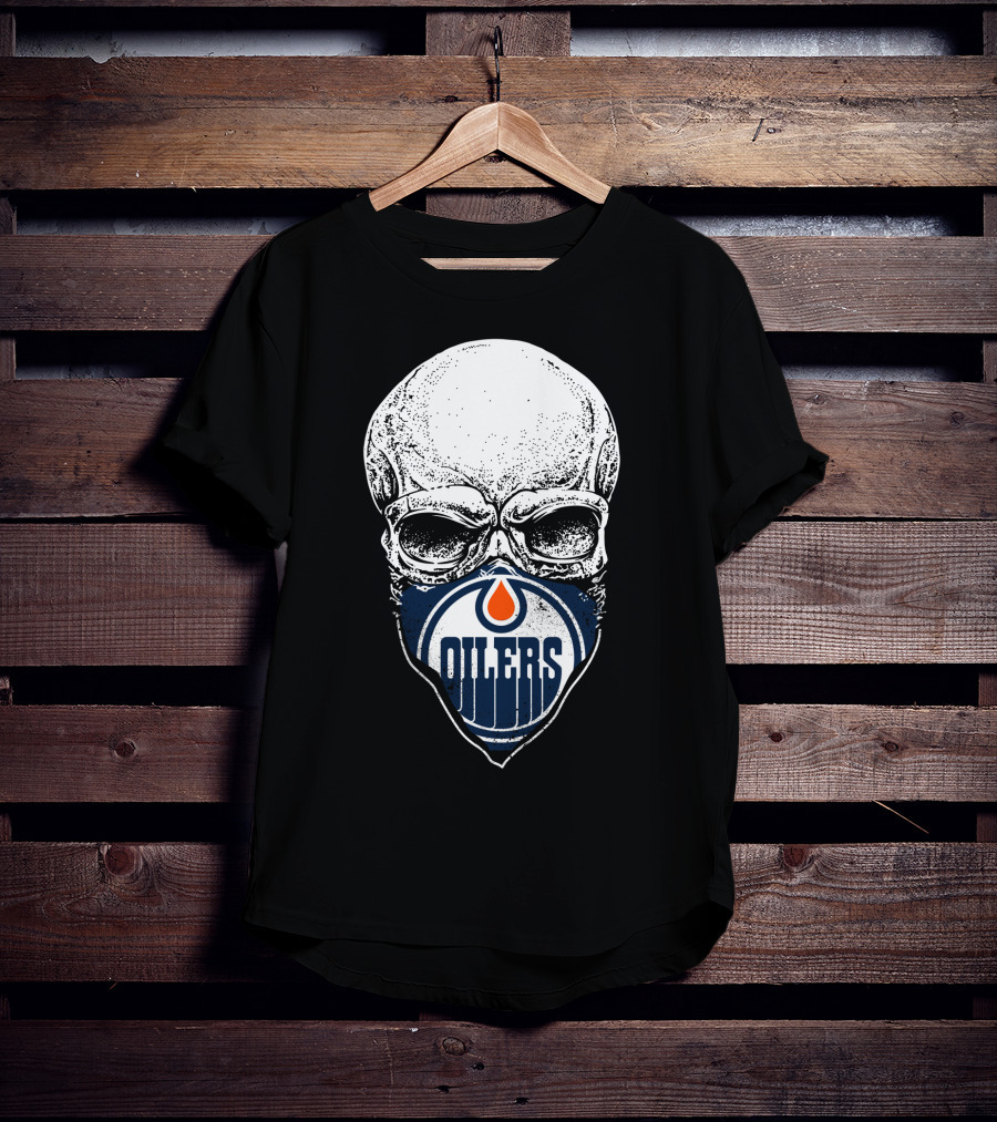 Edmonton Oilers Skull T-Shirt
