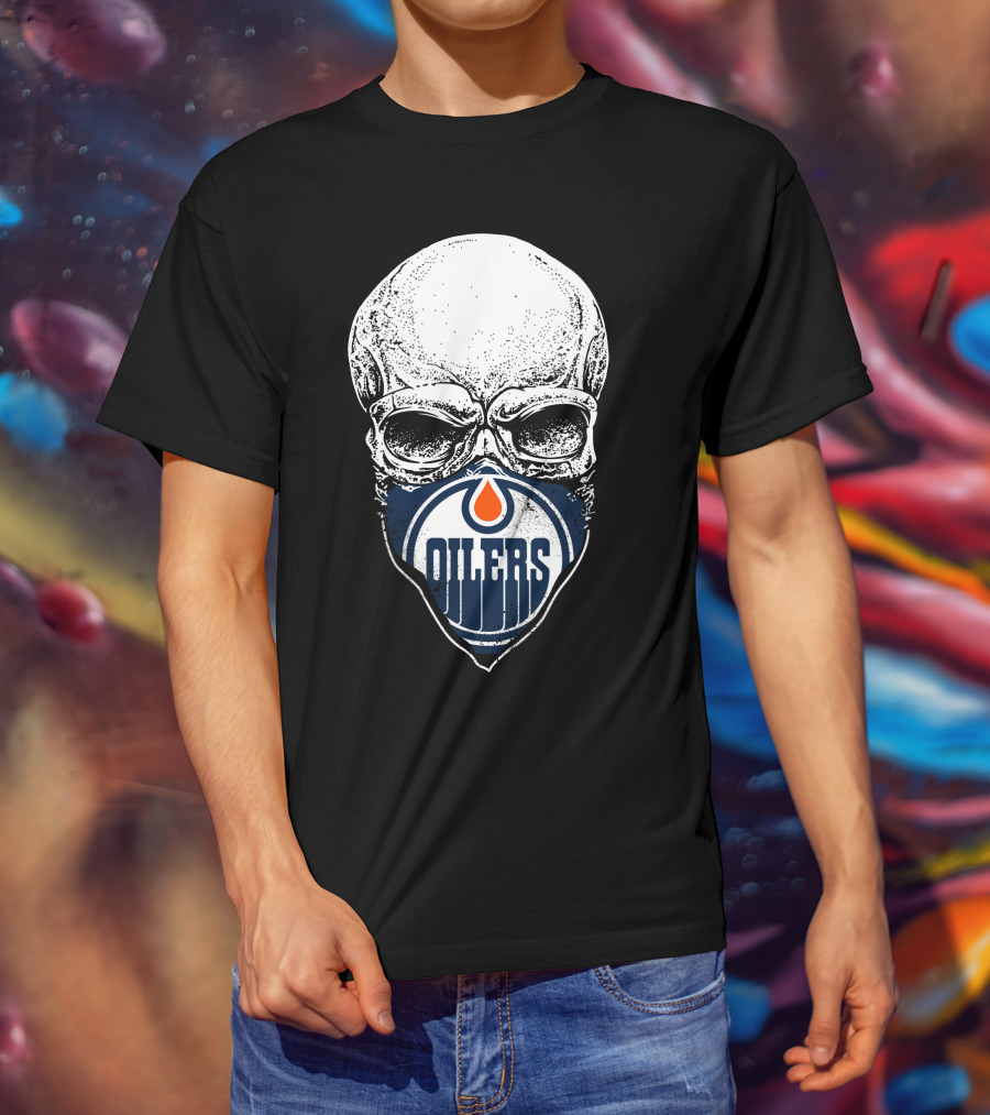 Edmonton Oilers Skull T-Shirt