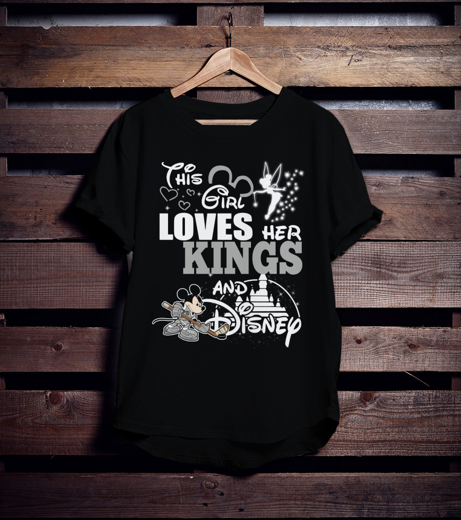 This Girl Loves Her Kings And Disney T-Shirt