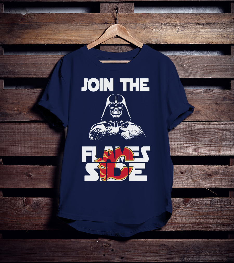 Join The Flames Side Calgary Flames T-Shirt