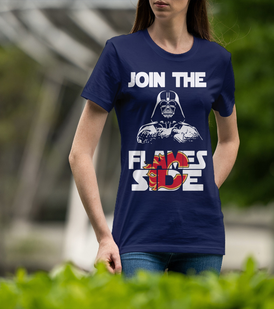 Join The Flames Side Calgary Flames T-Shirt