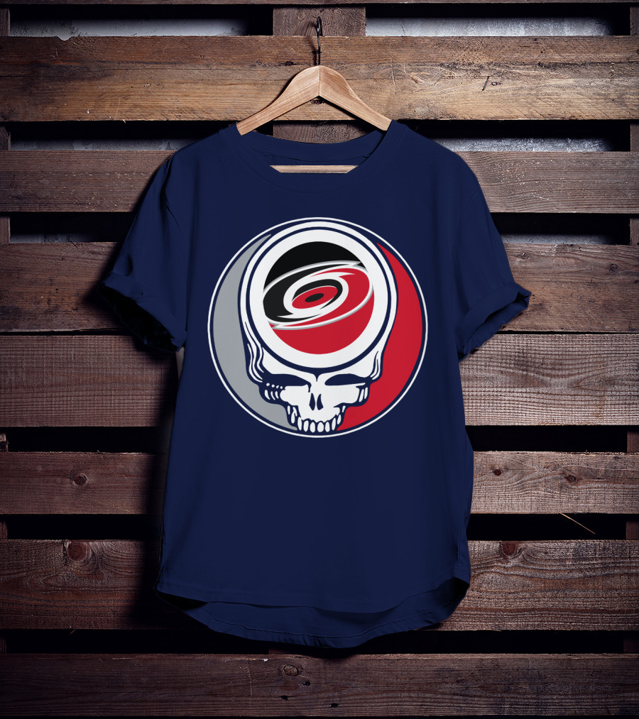 Carolina Hurricanes Grateful Dead Skull T-Shirt