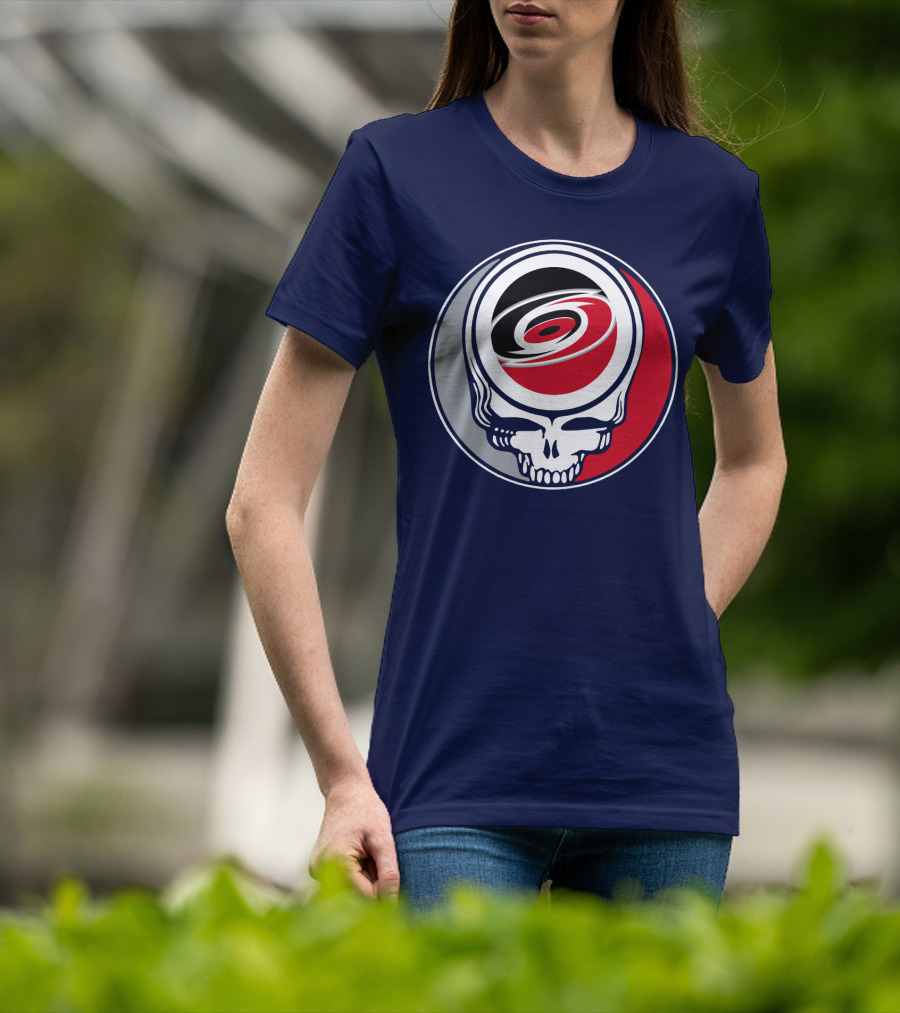 Carolina Hurricanes Grateful Dead Skull T-Shirt