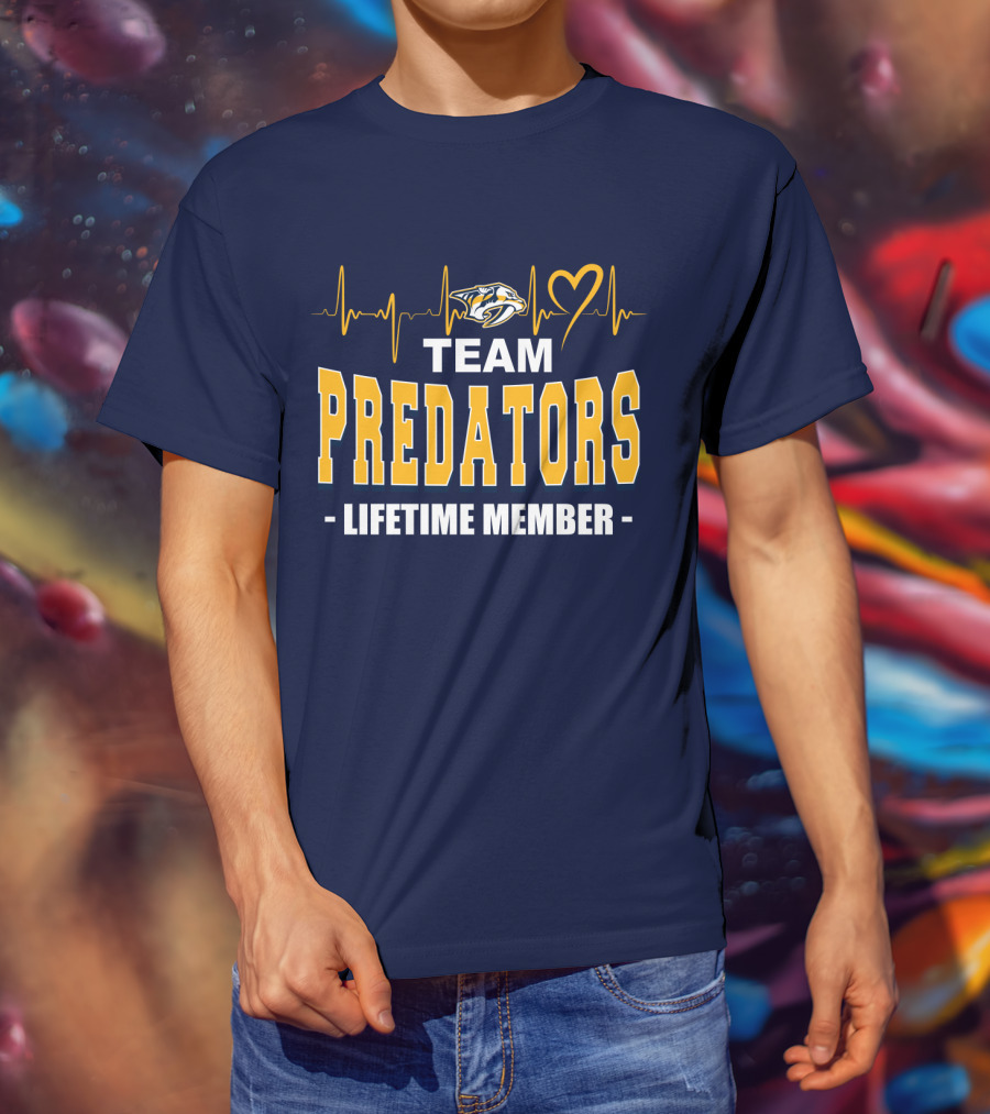 Team Predators Lifetime Member T-Shirt