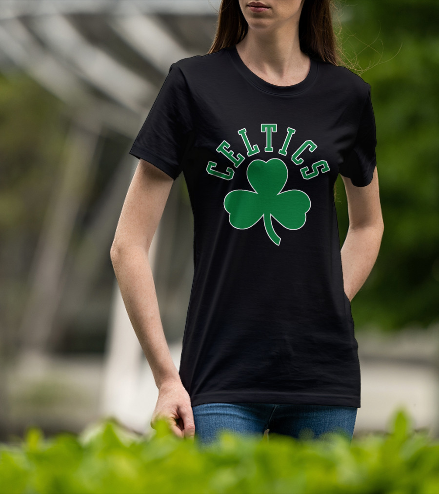 Boston Celtics Celtics Shamrock Iconic Nba Team T-Shirt