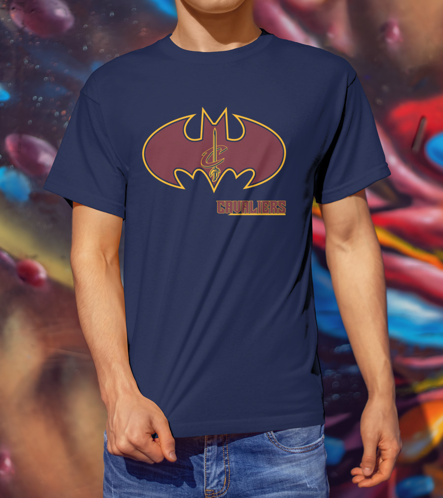 Cleveland Cavaliers Batman Logo Cavaliers T-Shirt