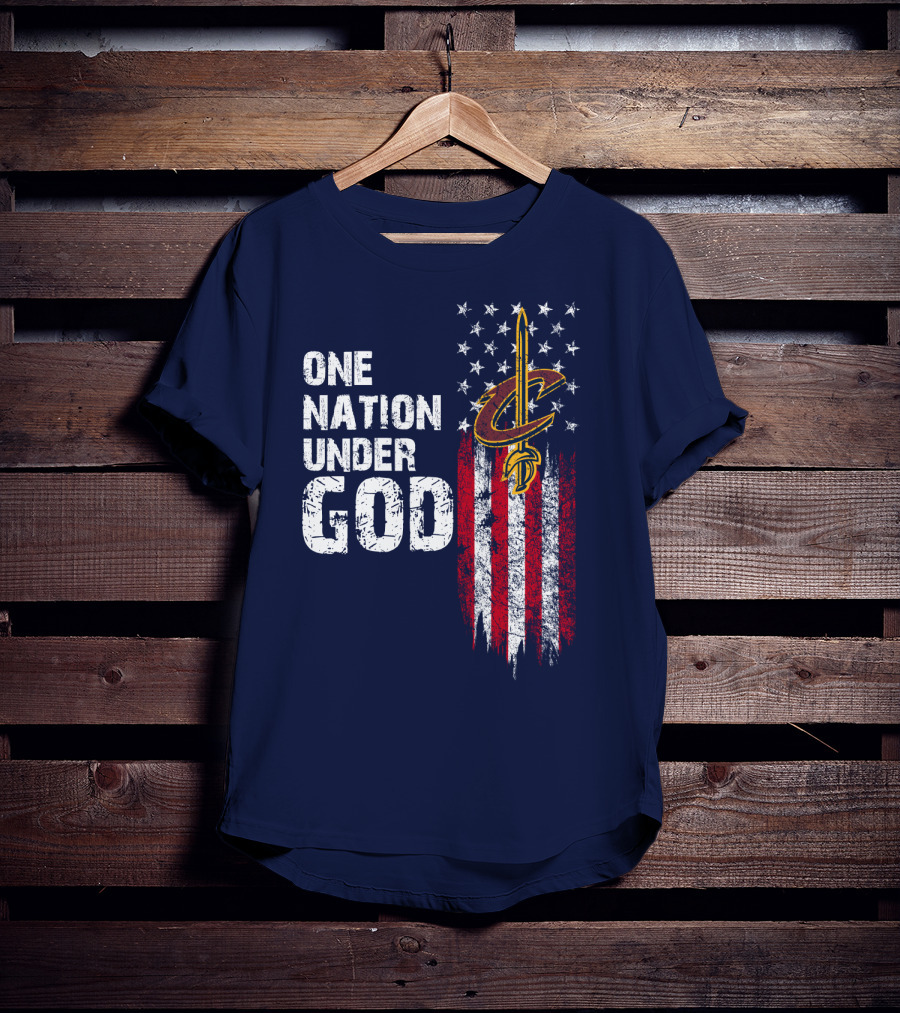 One Nation Under God Cleveland Cavaliers T-Shirt